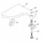 Proxxon 28736 FKS/E FKS E Table Saw Extension Spare Parts